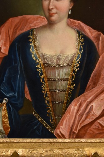 Louis XIV - Portrait Of Marianne De Cogny, French school of the 18 h century