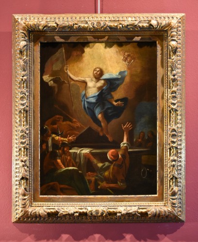 La Résurrection du Christ, Cercle de Carlo Maratta (1625 - 1713) - Tableaux et dessins Style Louis XIV