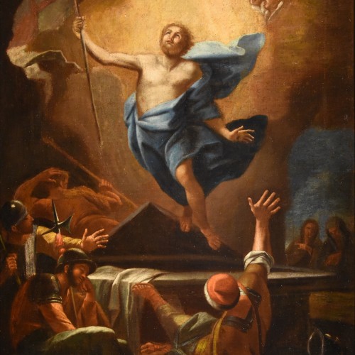 Tableaux et dessins Tableaux XVIIe siècle - La Résurrection du Christ, Cercle de Carlo Maratta (1625 - 1713)