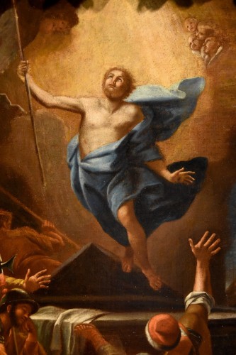 La Résurrection du Christ, Cercle de Carlo Maratta (1625 - 1713) - Antichità Castelbarco