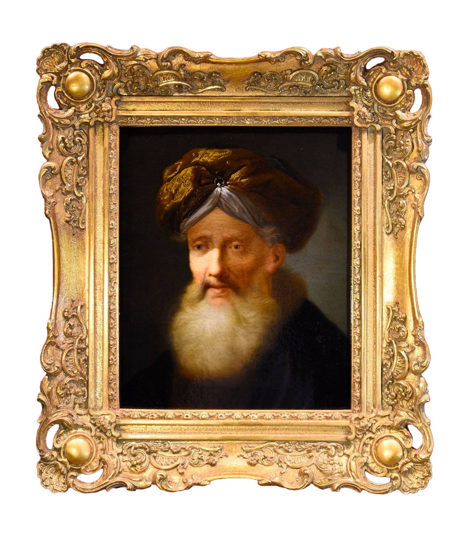 Portrait d'un homme au turban, Ecole belge du 17e siècle - N.106551