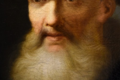 Portrait d'un homme au turban, Ecole belge du 17e siècle - Antichità Castelbarco