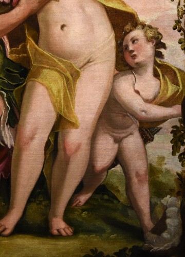 Antiquités - Venus And Adonis With Cupid,circle of  Paolo Caliari Dit Véronèse