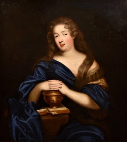Portrait de Louise Renée de Keroualle attribué à Pierre Mignard (1612 - 1695) - Tableaux et dessins Style Louis XIV