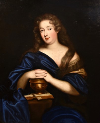 Tableaux et dessins Tableaux XVIIe siècle - Portrait de Louise Renée de Keroualle attribué à Pierre Mignard (1612 - 1695)