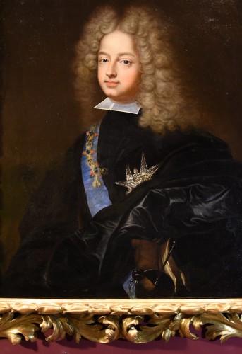Portrait de Philippe V d'Espagne, attribuable à Hyacinthe Rigaud - Antichità Castelbarco