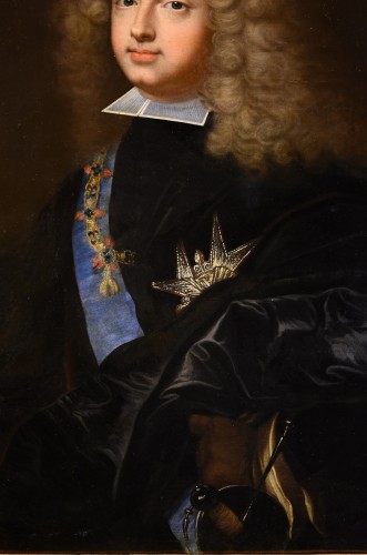 XVIIIe siècle - Portrait de Philippe V d'Espagne, attribuable à Hyacinthe Rigaud