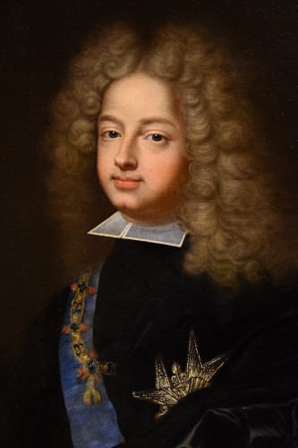 Antiquités - Portrait de Philippe V d'Espagne, attribuable à Hyacinthe Rigaud