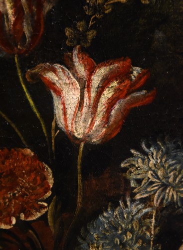 Louis XIV - Nature Morte Aux Fleurs, Antonio Gianlisi Le Jeune ( 1677 - 1727)