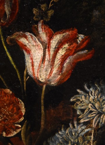 Antiquités - Nature Morte Aux Fleurs, Antonio Gianlisi Le Jeune ( 1677 - 1727)