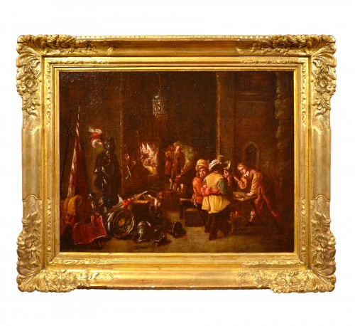 Le corps de garde -  Atelier de David Teniers le Jeune (1610 - 1690)