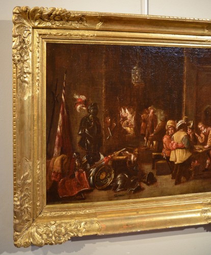 Paintings & Drawings  - Le corps de garde -  Workshop Of David Teniers The Younger (1610 - 1690)