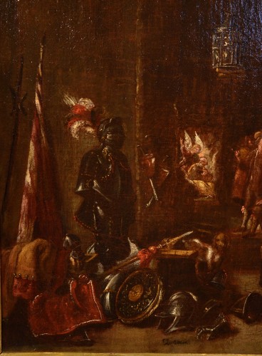 Le corps de garde -  Atelier de David Teniers le Jeune (1610 - 1690) - Louis XIV