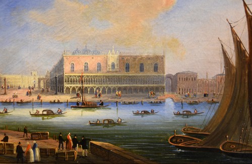 Napoléon III - Vue de Venise avec le palais des Doges, Carlo Bossoli (1815 - 1884)