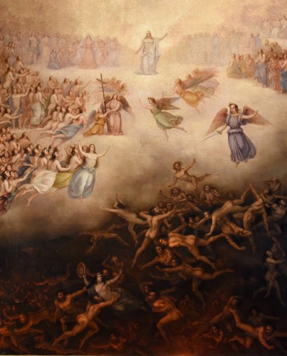 The Last Judgement - Roman School Of The 18th Century