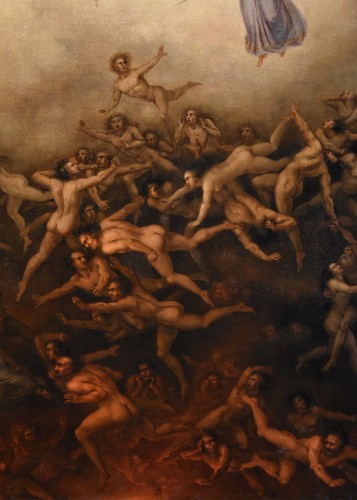 18th century - The Last Judgement - Roman School Of The 18th Century