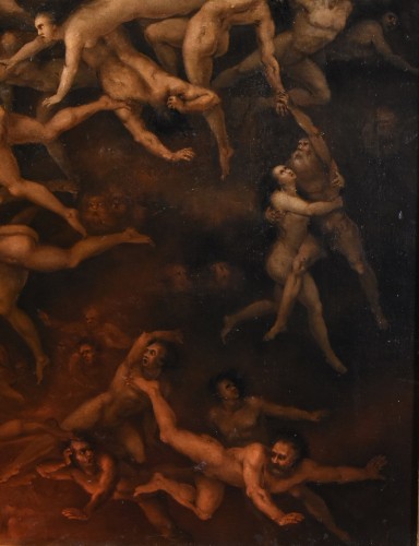 The Last Judgement - Roman School Of The 18th Century - Louis XV