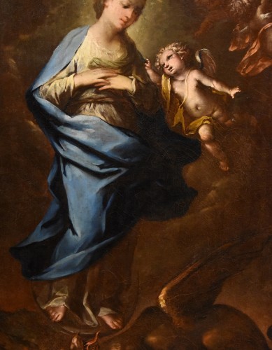 Louis XIII - Immaculate Virgin, Workshop Of Pietro Da Cortona  (1597 - 1669) Atelier