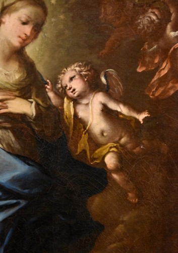 Antiquités - Immaculate Virgin, Workshop Of Pietro Da Cortona  (1597 - 1669) Atelier