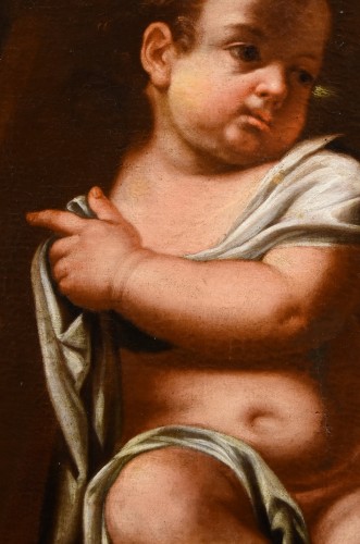 Sebastiano Savorelli (1667 - 1722), Enfant Jésus avec la croix - Louis XIV