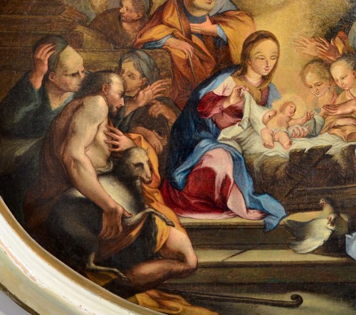 Antiquités - The Adoration Of The Shepherds, circle of Sebastiano Conca (1680-1764)