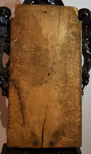 Antiquités - High Relief Panel depicting saint Barbara,southern France 16th-17th Century