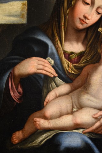Madonna With Sleeping Child, italian school of the 17th century - Louis XIII