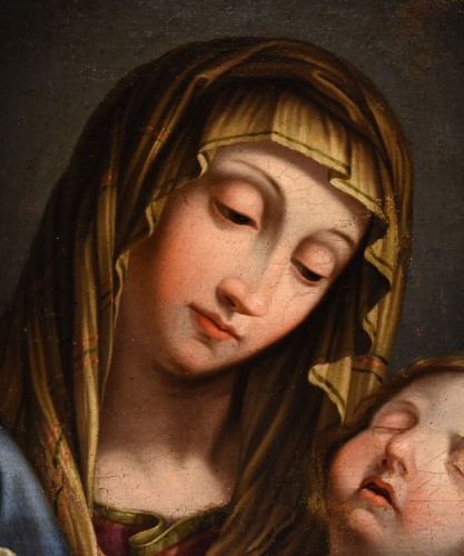 Antiquités - Madonna With Sleeping Child, italian school of the 17th century