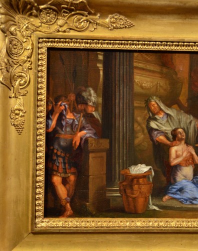 Le Sacrifice de Polyxène, École romaine du 18e siècle - Tableaux et dessins Style Louis XV