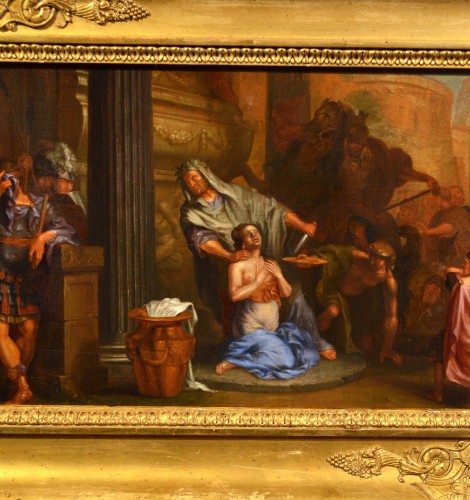 Le Sacrifice de Polyxène, École romaine du 18e siècle - Antichità Castelbarco