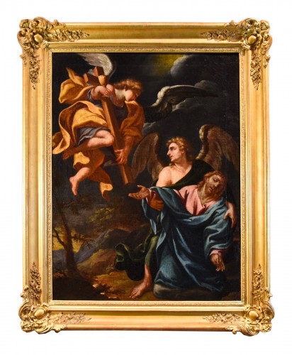 Christ In The Garden Of Gethsemane With Two Angels