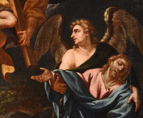 17th century - Christ In The Garden Of Gethsemane With Two Angels