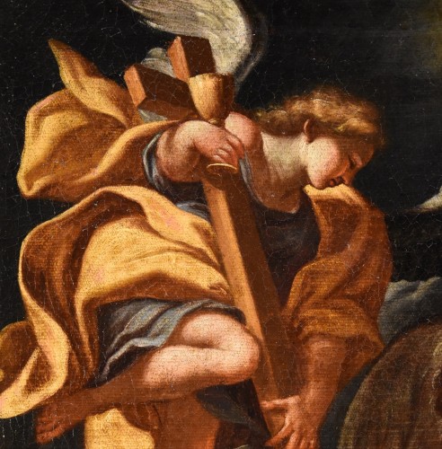 Christ In The Garden Of Gethsemane With Two Angels - Louis XIII