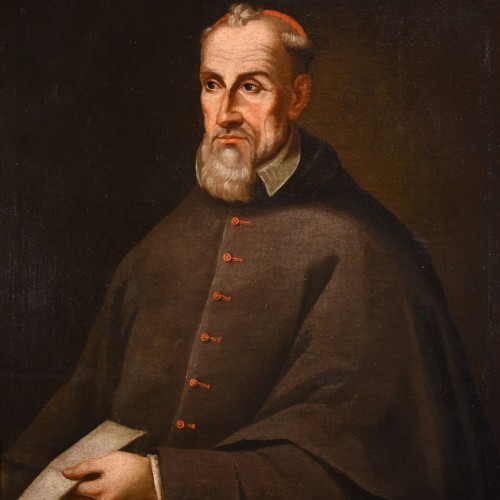 Tableaux et dessins Tableaux XVIIe siècle - Portrait Du Cardinal Antonio Marcelli Barberini, Antonio Alberti (1603 - 1649)