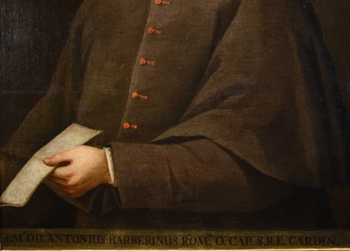 XVIIe siècle - Portrait Du Cardinal Antonio Marcelli Barberini, Antonio Alberti (1603 - 1649)