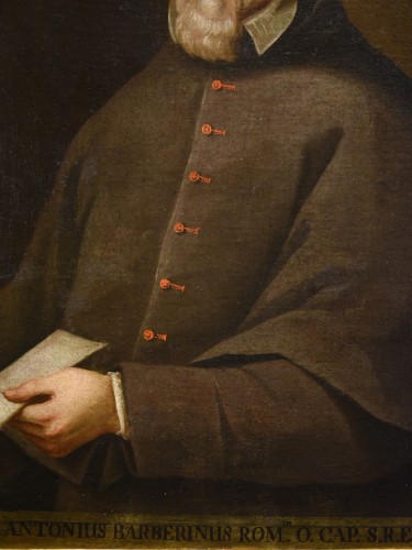 Antiquités - Portrait Du Cardinal Antonio Marcelli Barberini, Antonio Alberti (1603 - 1649)