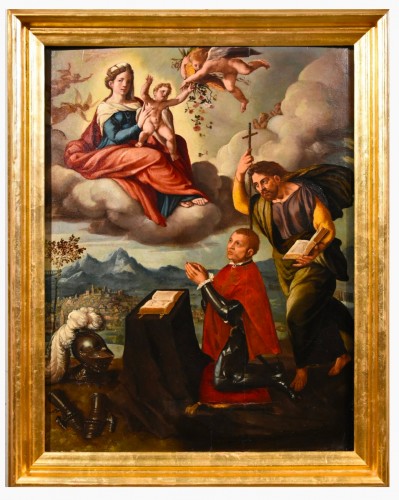 Vierge à l'Enfant, Saint Jacques et le donateur