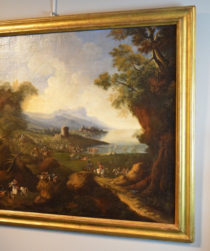 Coastal Landscape With Fort, Italy 17th century - 