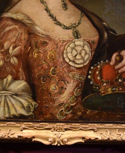 XVIIIe siècle - L'impératrice Marie-Thérèse de Habsbourg, atelier de Martin Van Meytens (1695 - 1770)