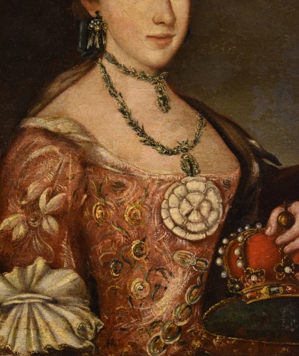 L'impératrice Marie-Thérèse de Habsbourg, atelier de Martin Van Meytens (1695 - 1770) - Louis XV