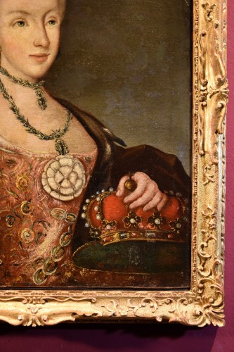Antiquités - L'impératrice Marie-Thérèse de Habsbourg, atelier de Martin Van Meytens (1695 - 1770)