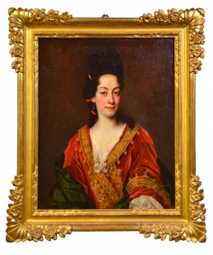 Portrait d'une noble Dame, attribué à Giovanni Maria Delle Piane (1670 - 1745)