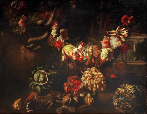 Still Life - Aniello Ascione (1680 –1708) - Paintings & Drawings Style Louis XIV