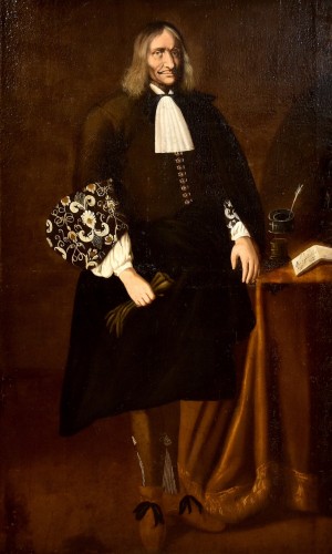 Full-length Portrait Of Giacomo Pesenti, italian school of the 17th century