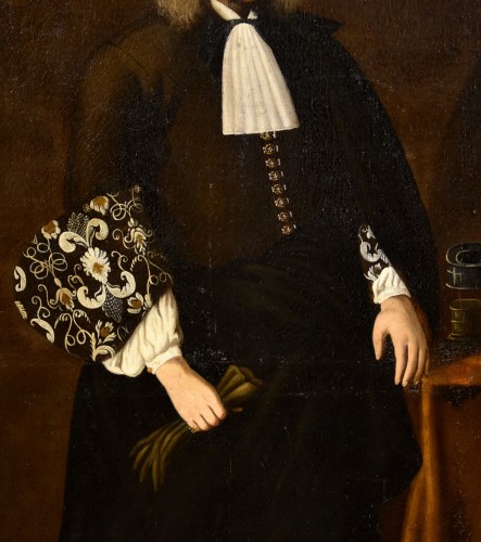 17th century - Full-length Portrait Of Giacomo Pesenti, italian school of the 17th century