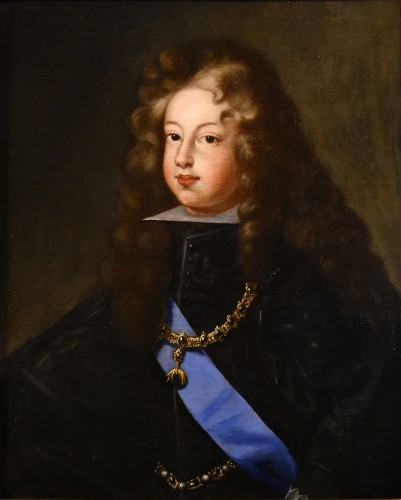 Portrait de Philippe V Roi d'Espagne, cercle de Hyacinthe Rigaud (1659 - 1743) - Tableaux et dessins Style Louis XIV