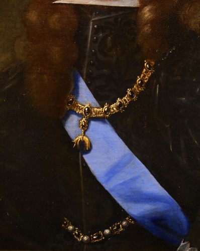 Antiquités - Portrait de Philippe V Roi d'Espagne, cercle de Hyacinthe Rigaud (1659 - 1743)