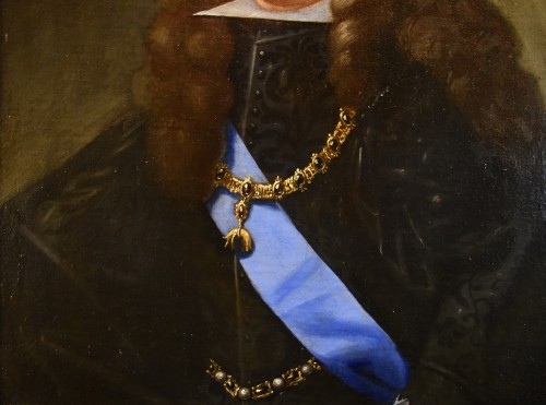 Antiquités - Portrait de Philippe V Roi d'Espagne, cercle de Hyacinthe Rigaud (1659 - 1743)