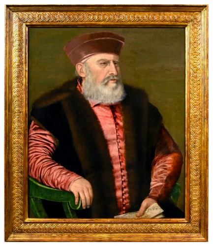 Portrait d'un notable, atelier de Giovanni Battista Moroni (1522-1579)