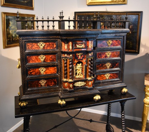 Mobilier Cabinet & Coffre - Cabinet d'apparat, Flandre fin XVIIe siècle